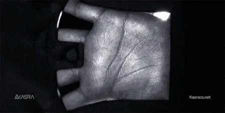 مراحل اسکن کف دست