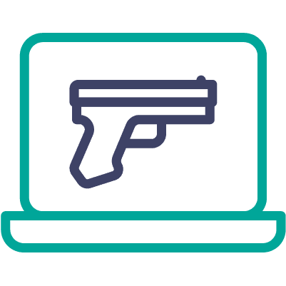 سامانه حراست و انتظامات کسرا 20 gun laptop icon kasraco 3