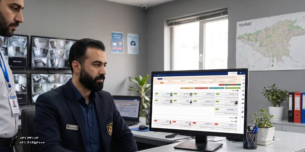 ارتباط مانیتورینگ با سیستم حضور و غیاب